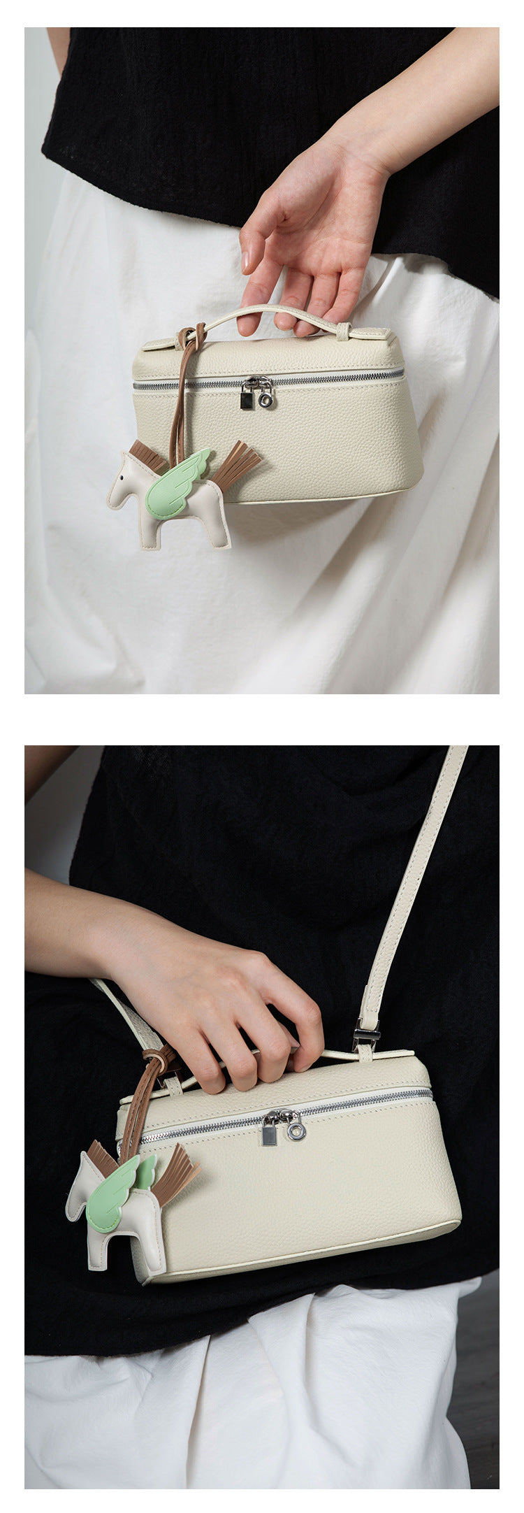 Handbags for women 2024 new summer high-end niche brand genuine cowhide one-shoulder women's diagonal bag for going to work