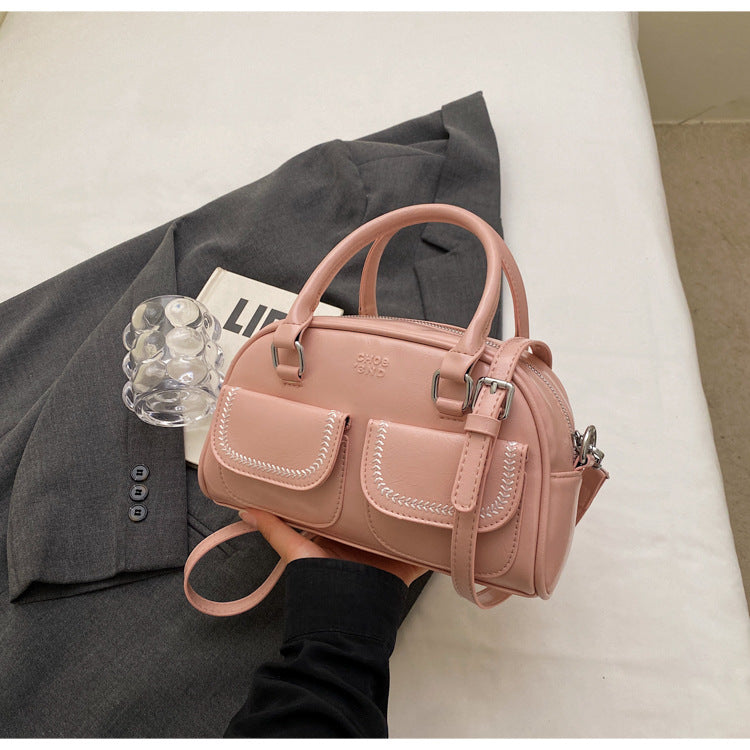 2025 new texture versatile shoulder bag fashionable and popular portable bowling bag