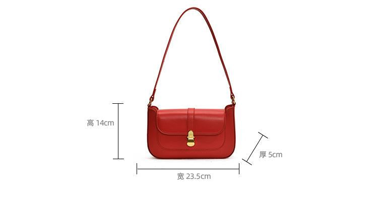 2025 new single-shoulder niche design fashionable ladies bag textured commuter handbag messenger bag temperament small bag