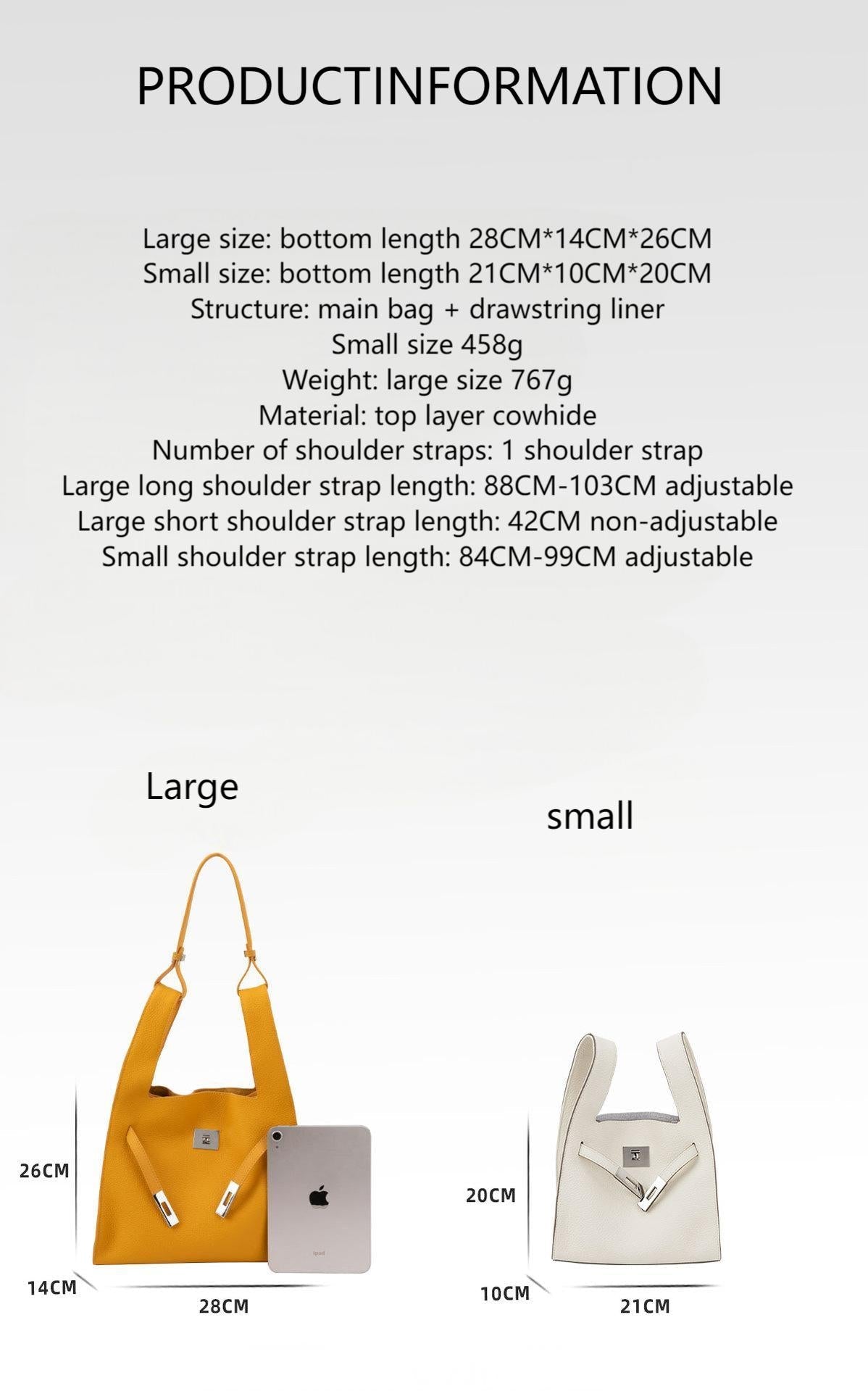 Vegetable basket crossbody high-end niche design first-layer genuine cowhide garbage bag single-shoulder handbag