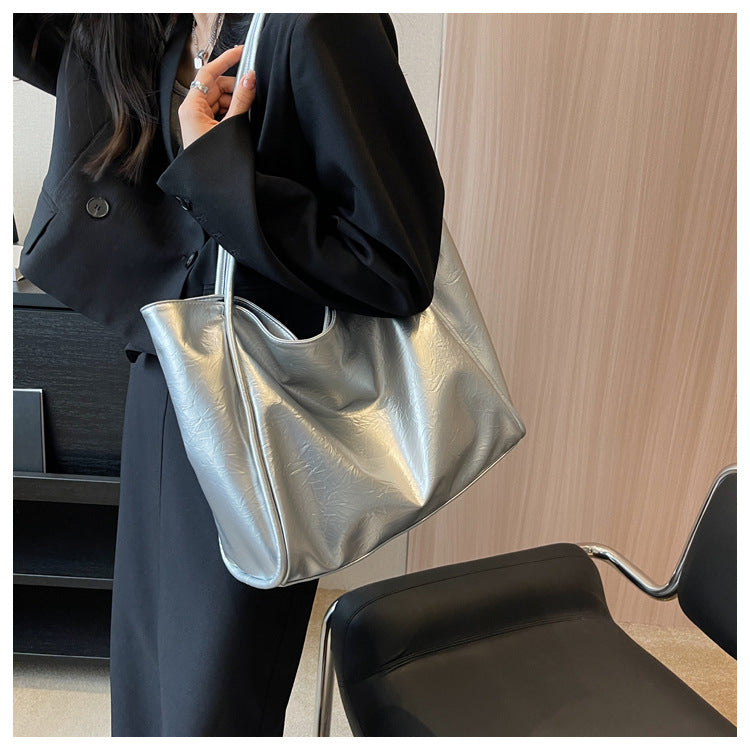 2025 new spring versatile large capacity shoulder bag tote for women