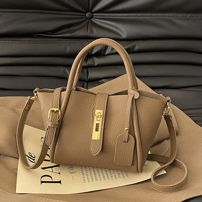 2025 new fashion retro bucket bag high-end messenger bag