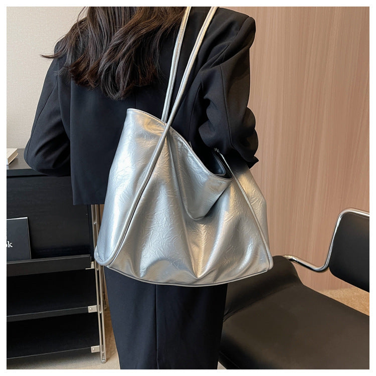 2025 new spring versatile large capacity shoulder bag tote for women