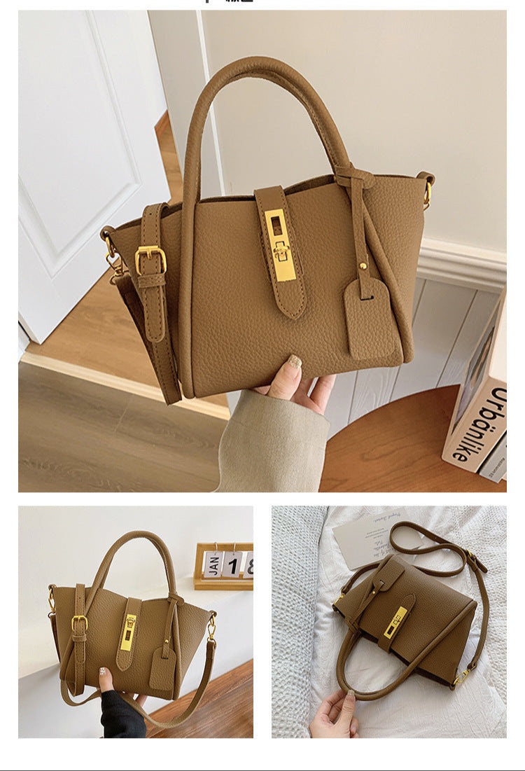 2025 new fashion retro bucket bag high-end messenger bag
