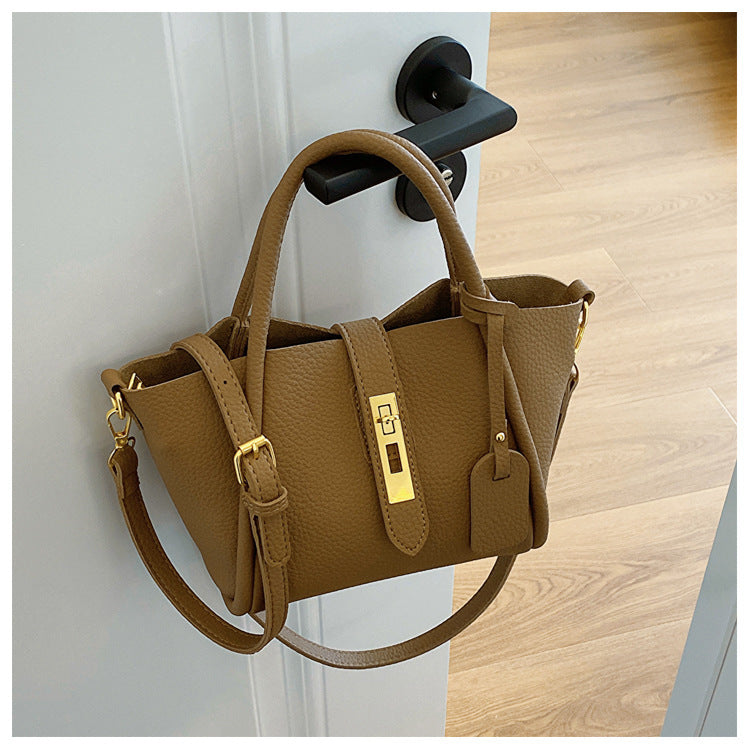 2025 new fashion retro bucket bag high-end messenger bag