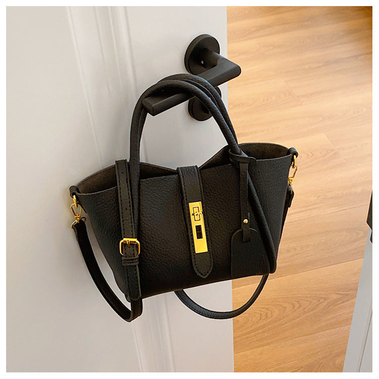 2025 new fashion retro bucket bag high-end messenger bag