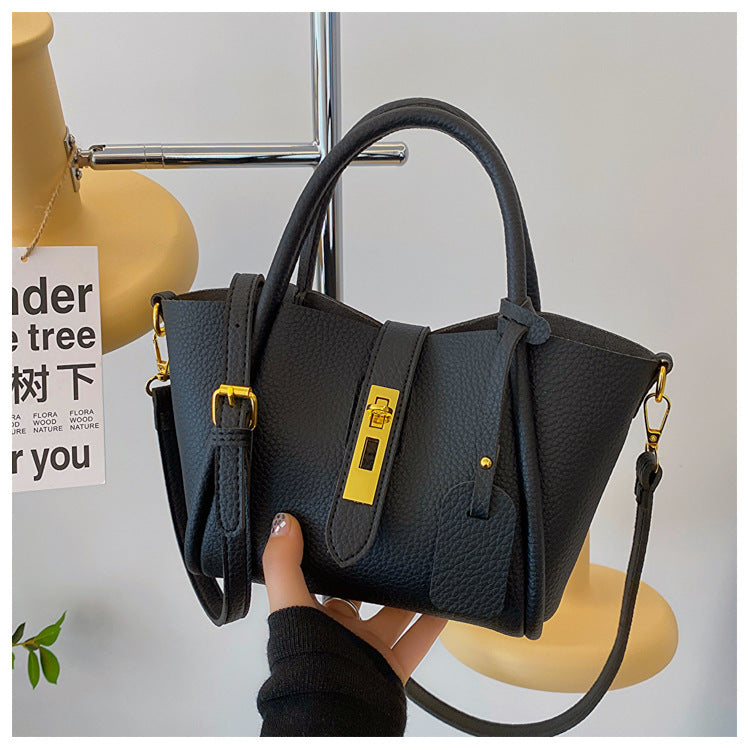 2025 new fashion retro bucket bag high-end messenger bag