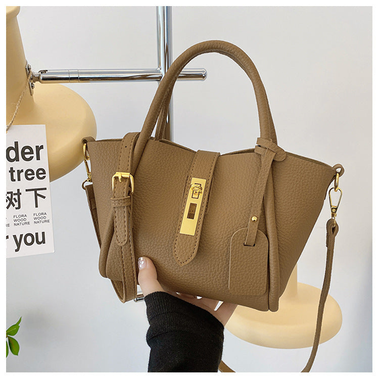 2025 new fashion retro bucket bag high-end messenger bag