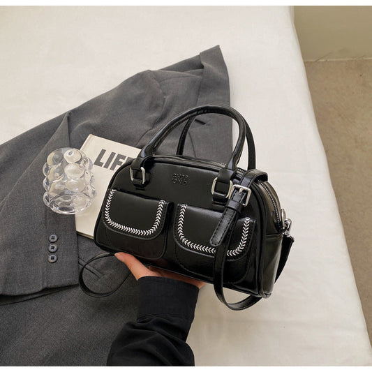 2025 new texture versatile shoulder bag fashionable and popular portable bowling bag